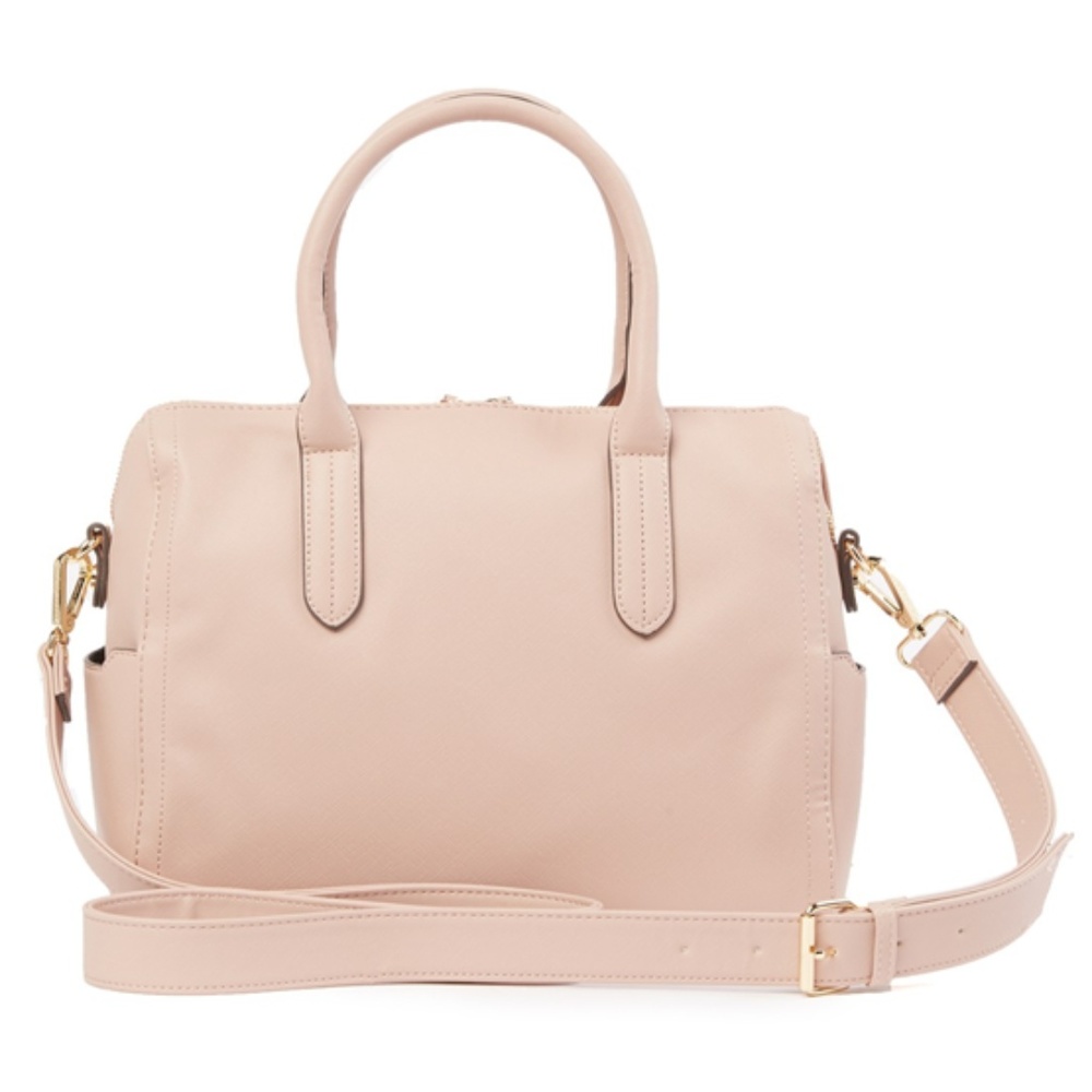 Steve Madden Blush Leather Satchel - Picture 3 of 5